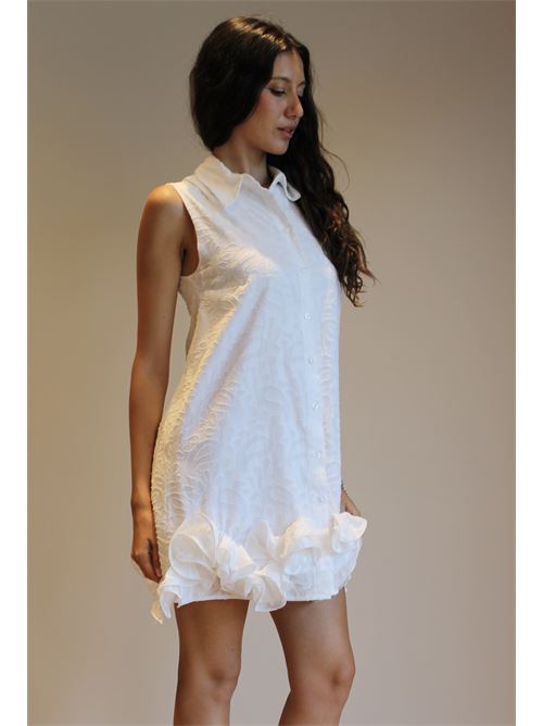 Abito smanicato con balza HAVEONE | AMA-N1761