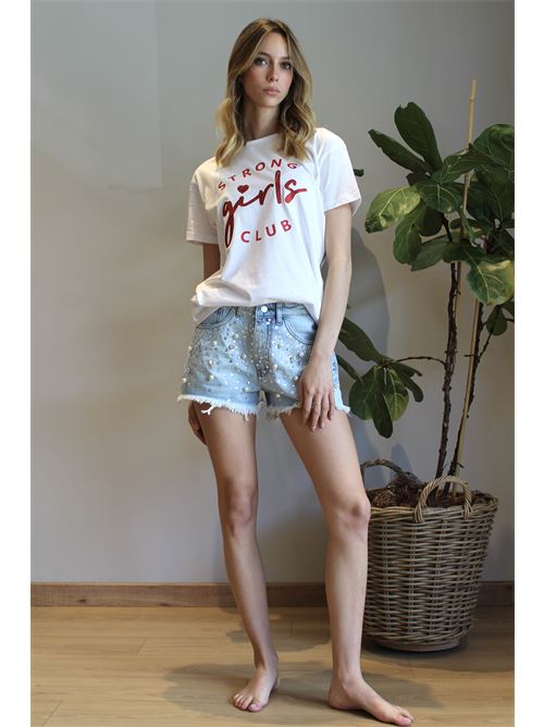 Shorts con perle e strass HAVEONE | PGZ-N1971