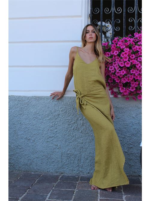 Top bretella in lino HAVEONE | RMA-N1671