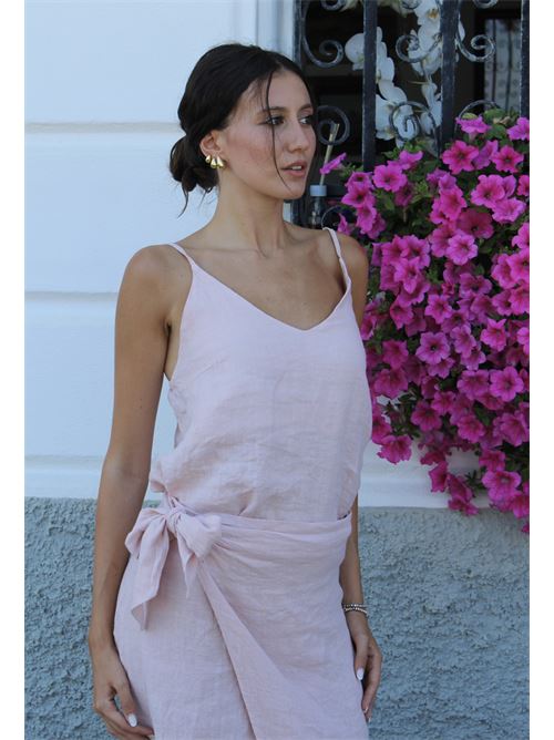 Top bretella in lino HAVEONE | RMA-N1672